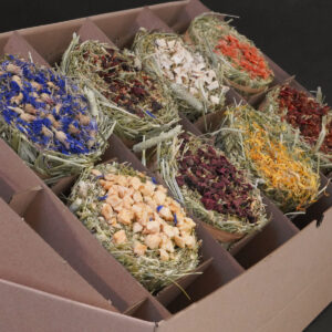 Hay cake box - set van 8