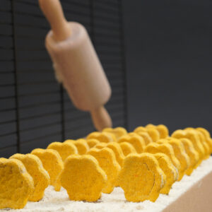 Crispy carrot cookies