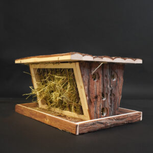 Double hay rack wood