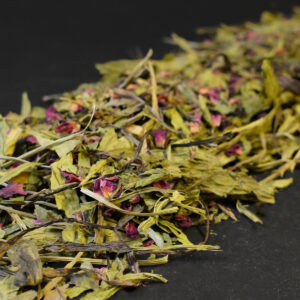 Kruidenmix – Smalle weegbree en rozenbloem