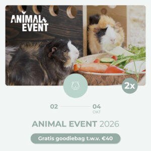 2x Animal Event ticket + gratis goodiebag t.w.v. €40